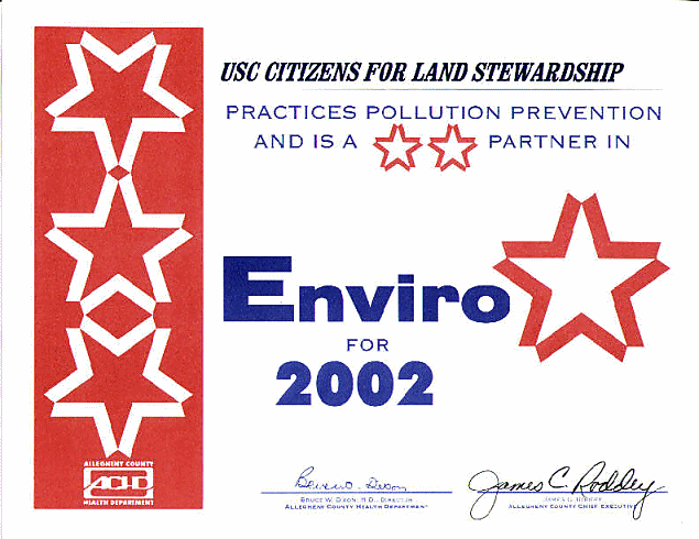 Enviro Star 2002 Award